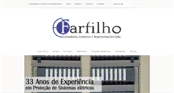 Desktop Screenshot of farfilho.com.br